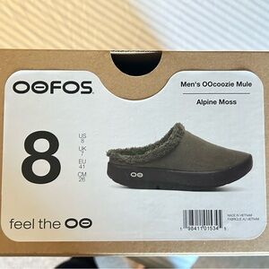 OOFOS Men's OOcoozie Mule - Olive Green